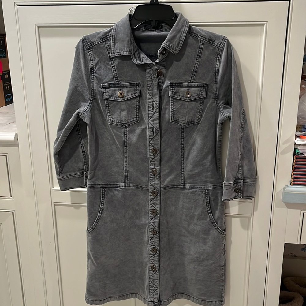 Prana Corduroy Shirtdress